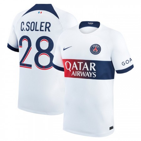 Levné Paris Saint-Germain C. Soler 28 Venkovní Fotbalové dresy 2023-24 Krátký Rukáv